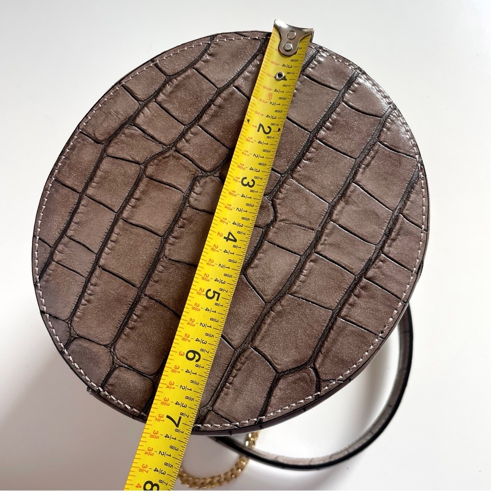 Pratesi Secchiello Lady bag K335 in genuine Italian leather Crocodile Embossed - Picture 10 of 10